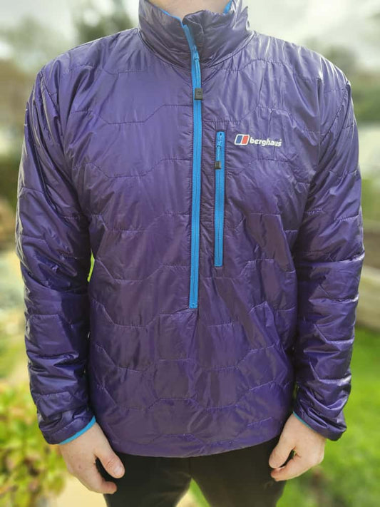 Berghaus Pertex Quantam Primaloft Extrem Packable Pullover Puffer Smock/Jacket - L/Large - Purple
