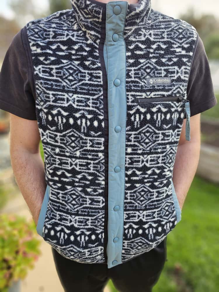 Columbia Snap Button Aztec Vest/Gilet/Body Warmer - M/Medium