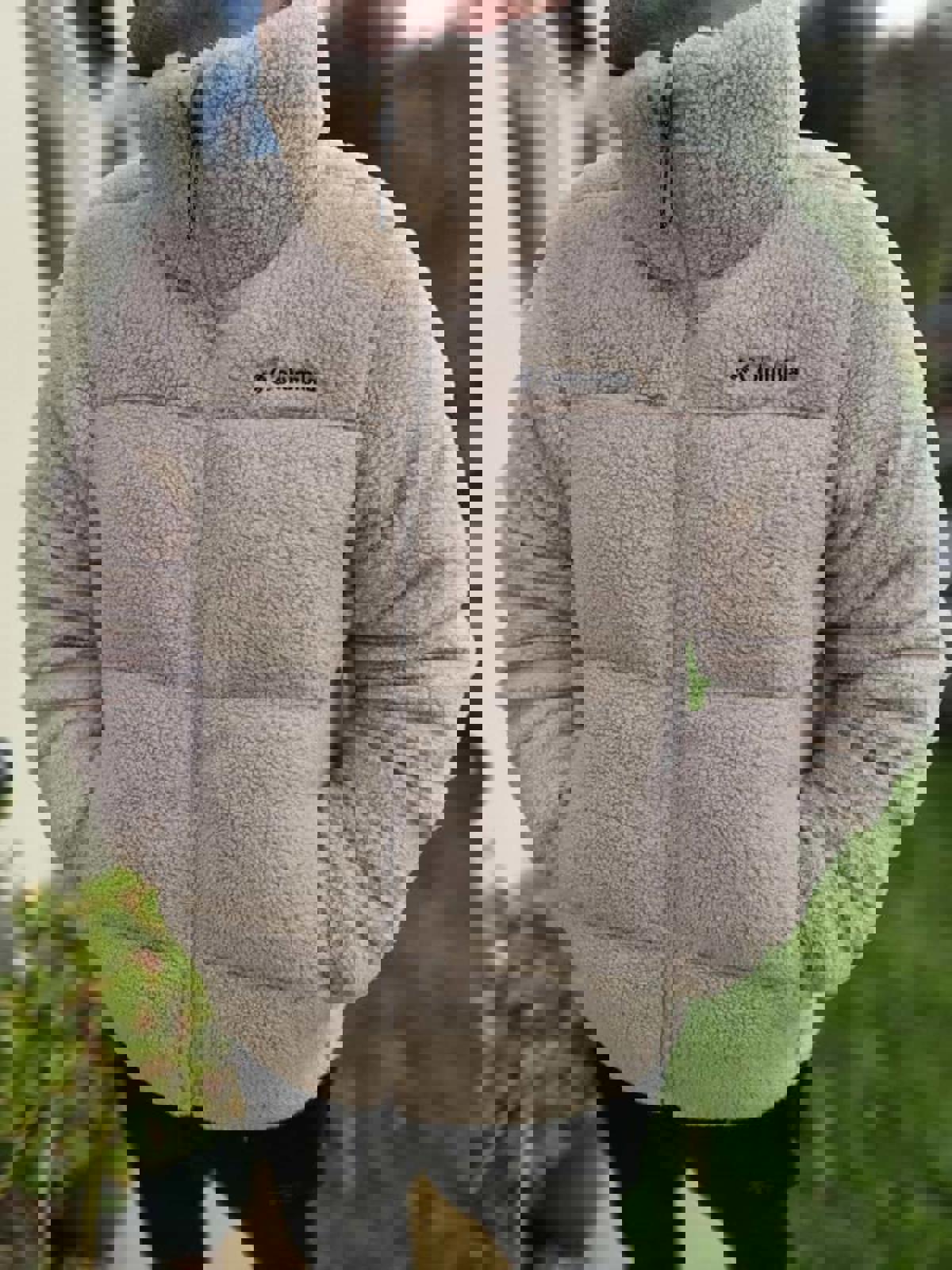 Columbia Puffect Full Zip Sherpa/Teddy Bear Fleece Jacket - M/Medium