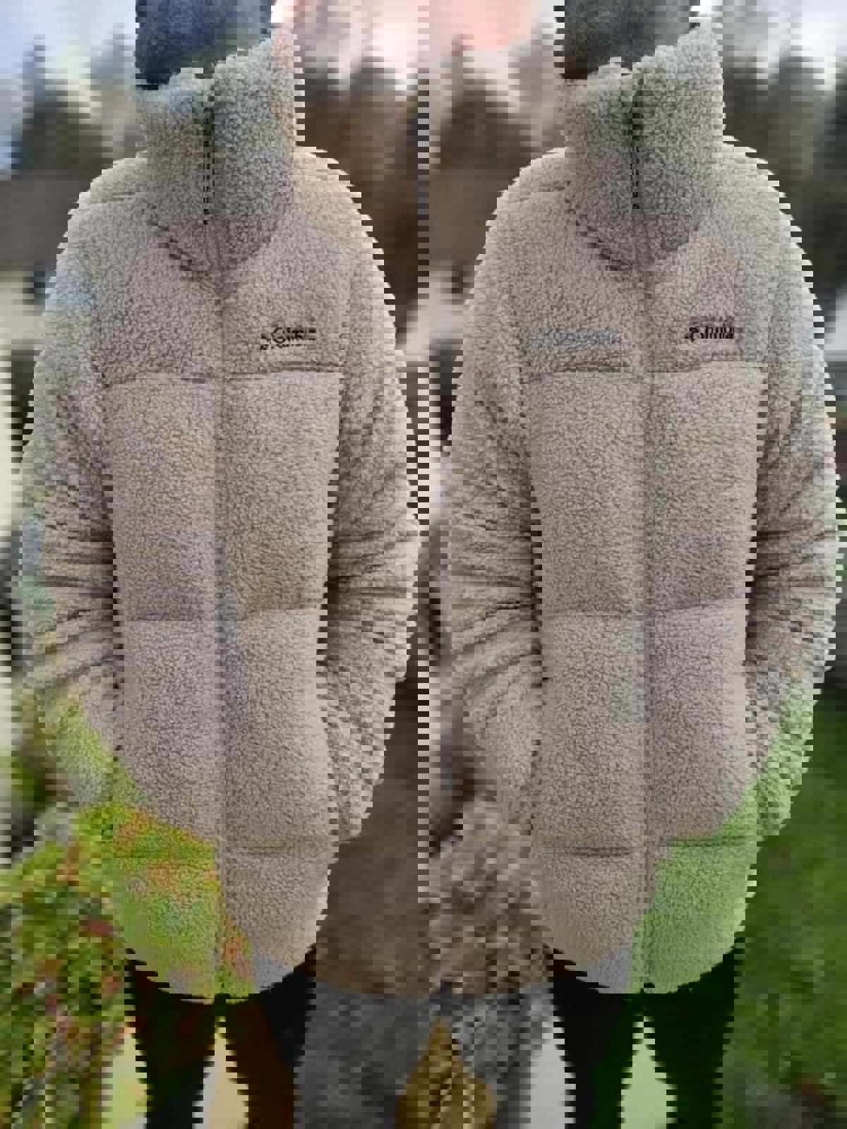 Columbia Puffect Full Zip Sherpa/Teddy Bear Fleece Jacket - M/Medium