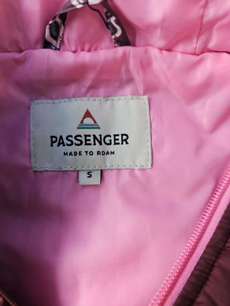 Passenger Womens Pullover 1/2 Zip Water Resistant Insulated Pattern Jacket - S/Small