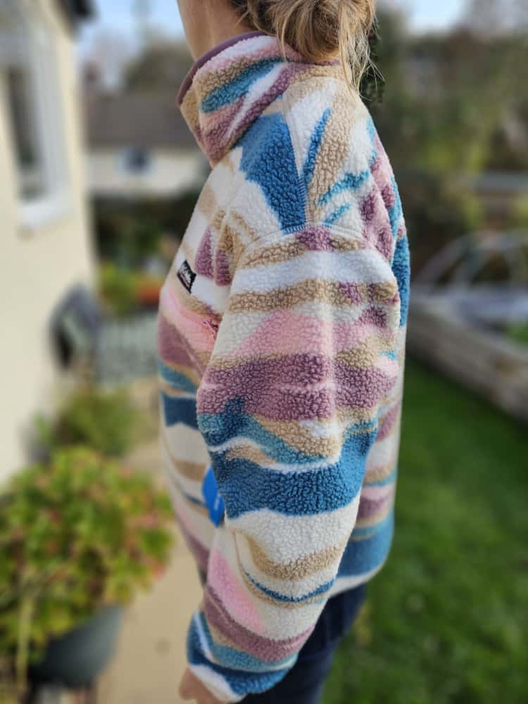 Columbia Womens Pullover Snap Button Pattern Fleece Jumper - M/Medium - BNWT