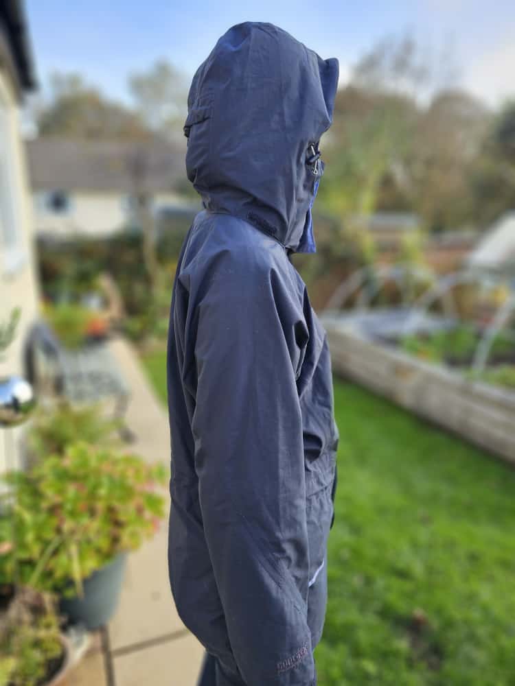 Berghaus Grey Womens Gore-Tex Performance Shell Hooded Full Zip Storm Flap Jacket/Coat - UK 10