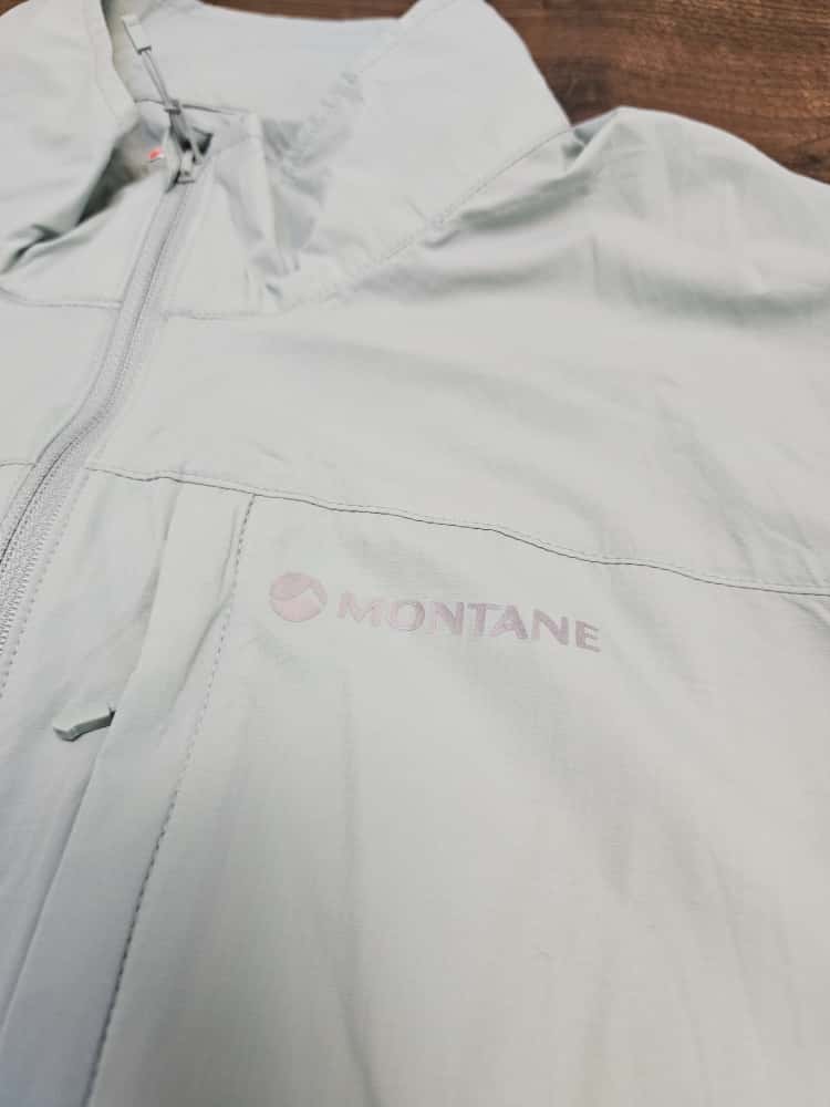Men's Montane Activewear Featherlite Windproof Running/Walking Jacket - Sea Mist Green - M/Medium
