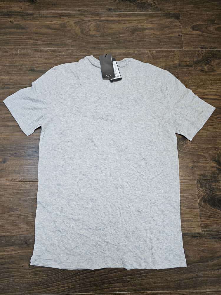 Mens Armani Exchange Grey Short Sleeve Top/T-Shirt - XS/Extra Small - NWT Brand New