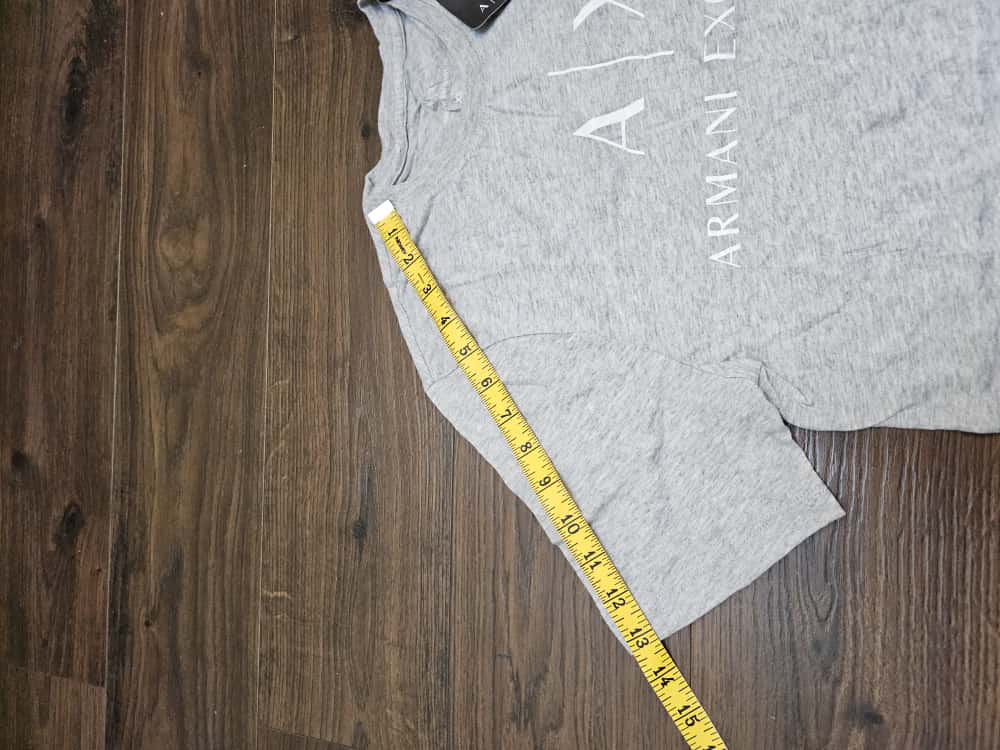 Mens Armani Exchange Grey Short Sleeve Top/T-Shirt - XS/Extra Small - NWT Brand New