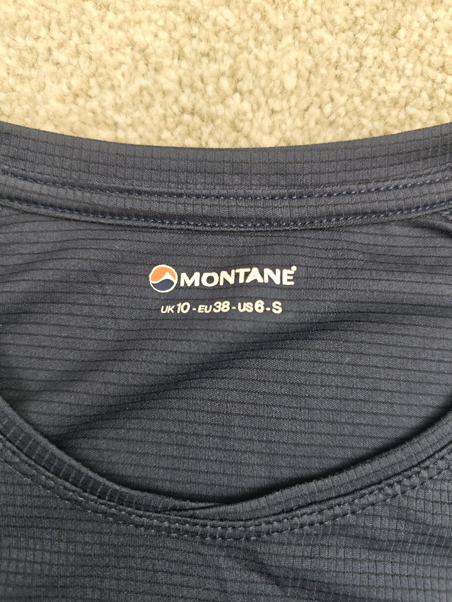 Montane Womens Dart Nano Short Sleeve Light Weight Base Layer Running T-Shirt - UK 10