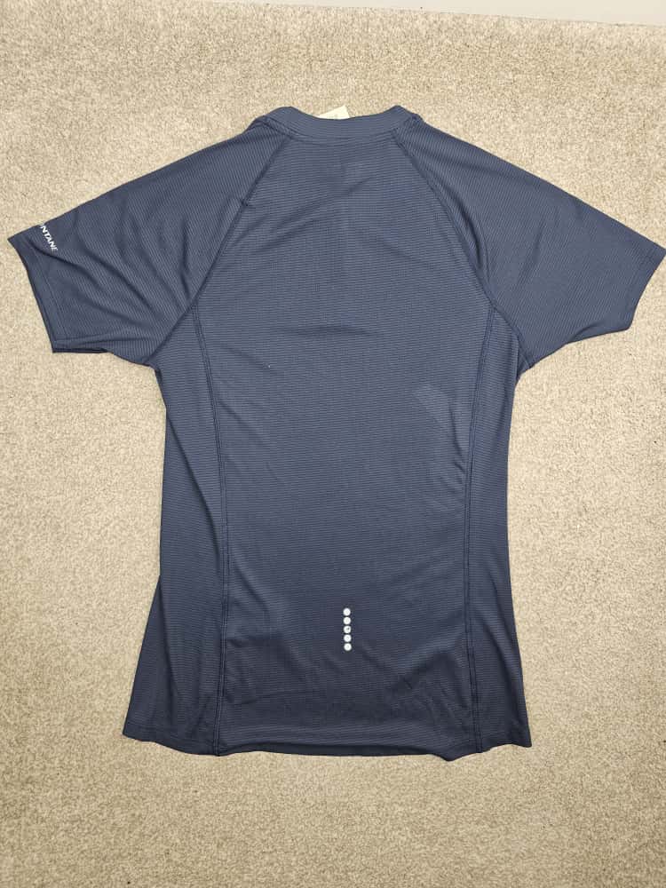 Montane Women's Dart Nano Zip ULW Light Weight Short Sleeve T-Shirt - UK 8