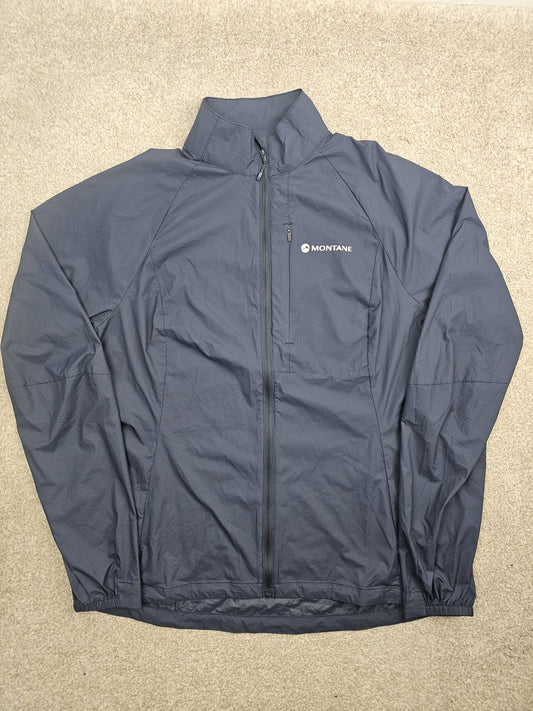 Montane Women's Featherlite Windbreaker Full Zip Navy Jacket - UK 10