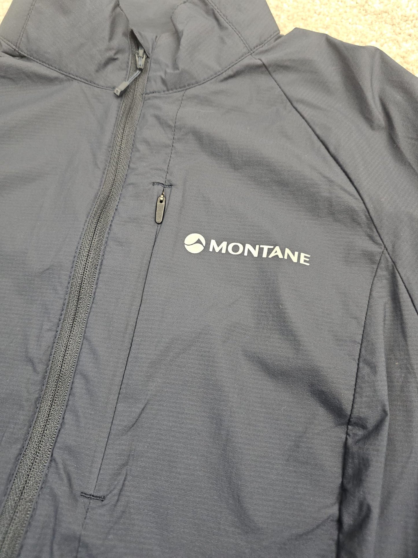 Montane Women's Featherlite Windbreaker Full Zip Navy Jacket - UK 10