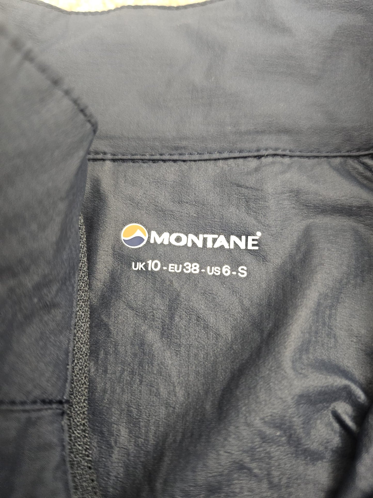 Montane Women's Featherlite Windbreaker Full Zip Navy Jacket - UK 10