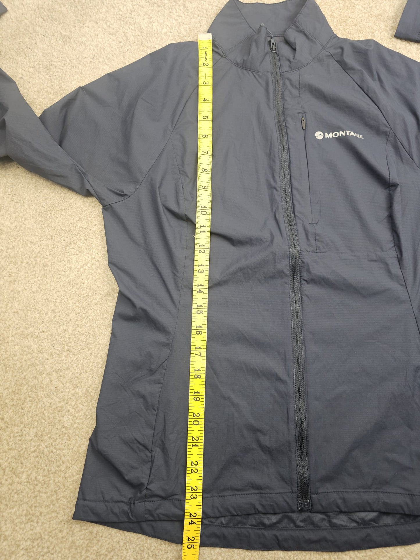 Montane Women's Featherlite Windbreaker Full Zip Navy Jacket - UK 10