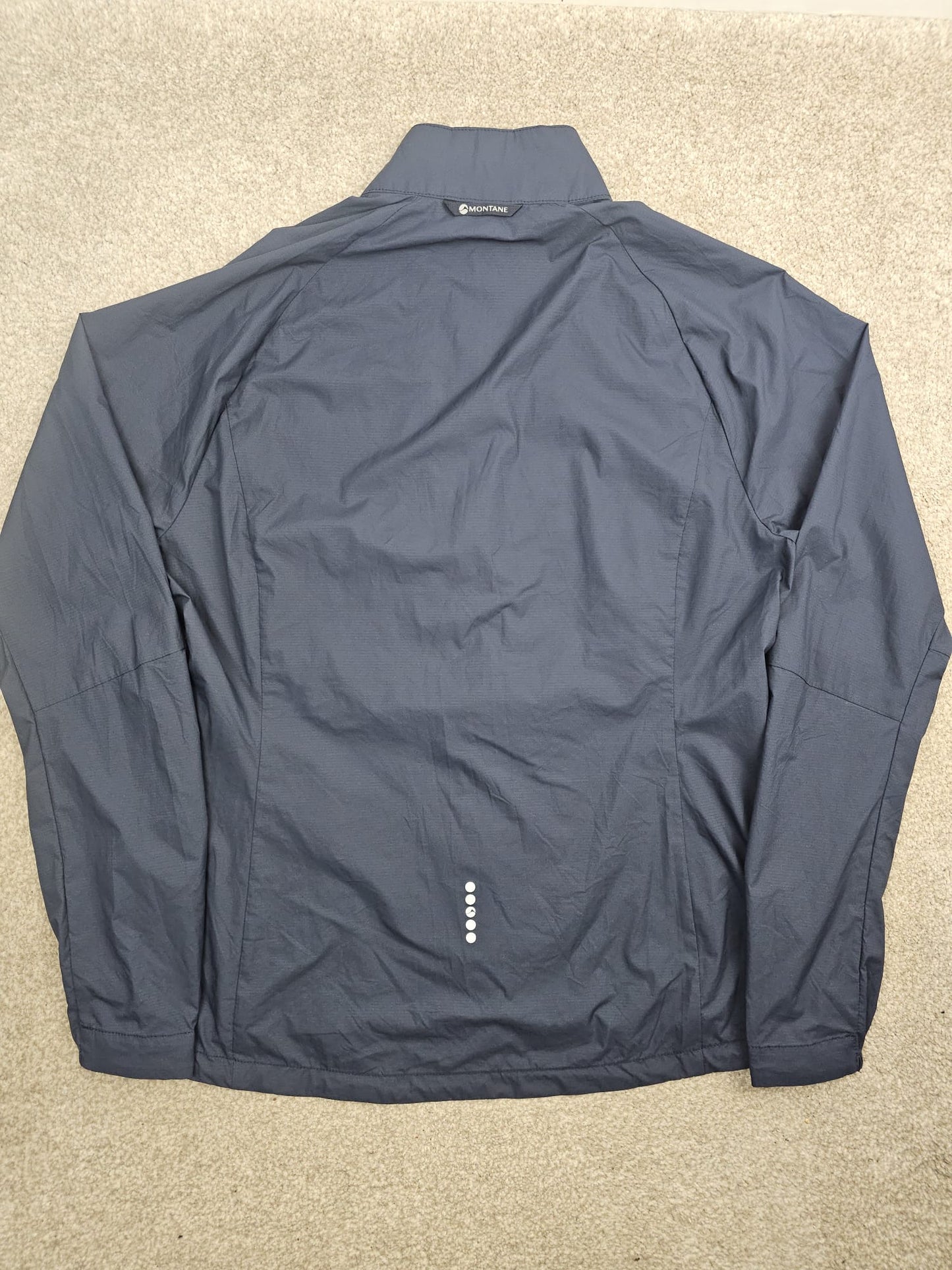 Montane Women's Featherlite Windbreaker Full Zip Navy Jacket - UK 10