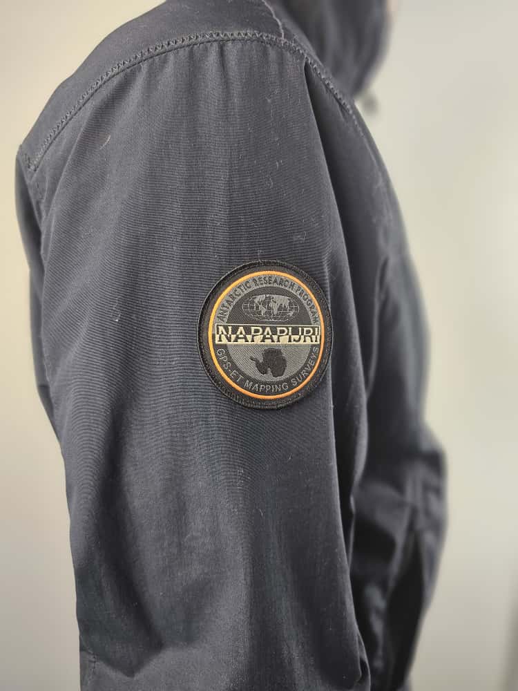 Mens Napapijri Avalon Black Full Zip Winter Hooded Jacket - L/Large