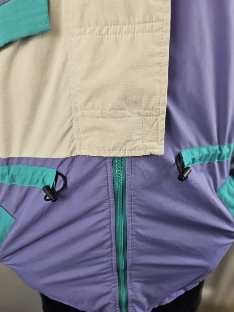 Harper & Lewis Full Zip Abstract Pattern Jacket/Coat - L/Large - Lilac/Purple - Unisex