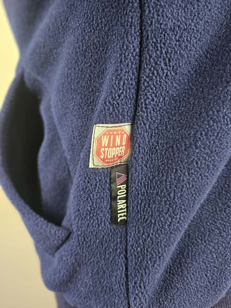 Vintage Berghaus Laventer Navy Polartec Windstopper XCT Full Zip Fleece Jacket - M/Medium