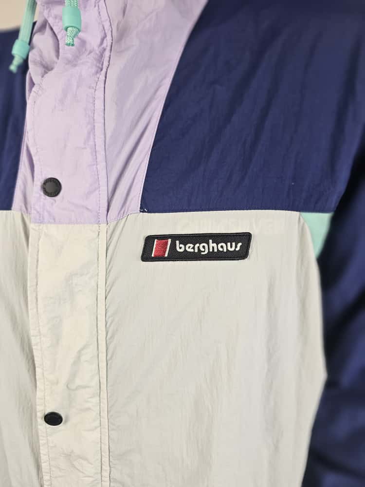 Berghaus Unisex Windbreaker 21 Full Zip Jacket - XL/Extra Large Hike Walk Streetwear Travel Festival