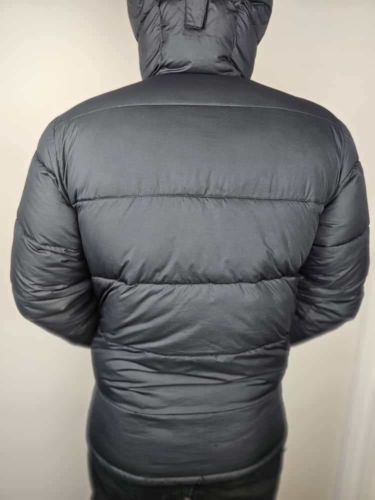 Mens Columbia Black Omni-Heat Reflective Full Zip Hooded Puffer Jacket - M/Medium