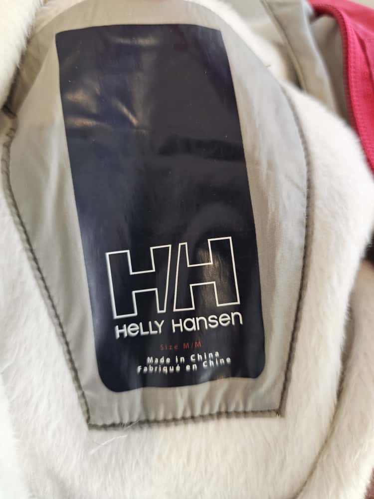 Helly Hansen Sherpa Lined Hooded 3/4 Water Resistant Jacket/Coat - M/Medium