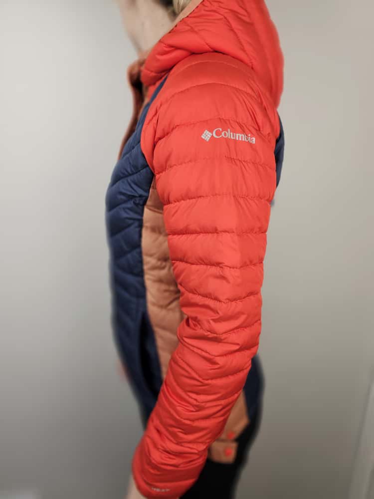 Columbia Powder Lite Omni-Heat Pullover Snap Button Jacket/Smock - S/Small