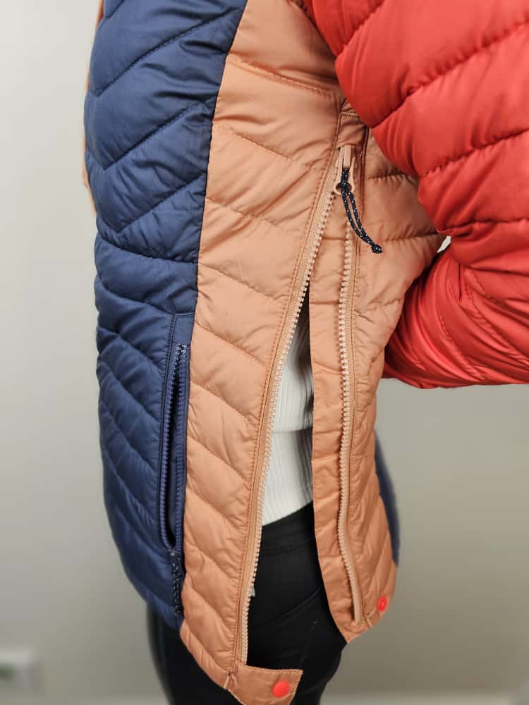 Columbia Powder Lite Omni-Heat Pullover Snap Button Jacket/Smock - S/Small