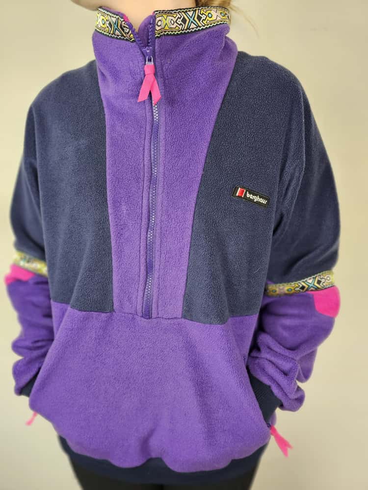 Berghaus 1/2 Zip Unisex Tramantana Pullover Fleece Jumper - S/Small (M/10)