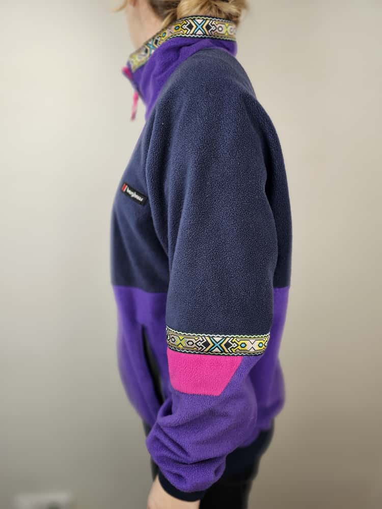 Berghaus 1/2 Zip Unisex Tramantana Pullover Fleece Jumper - S/Small (M/10)