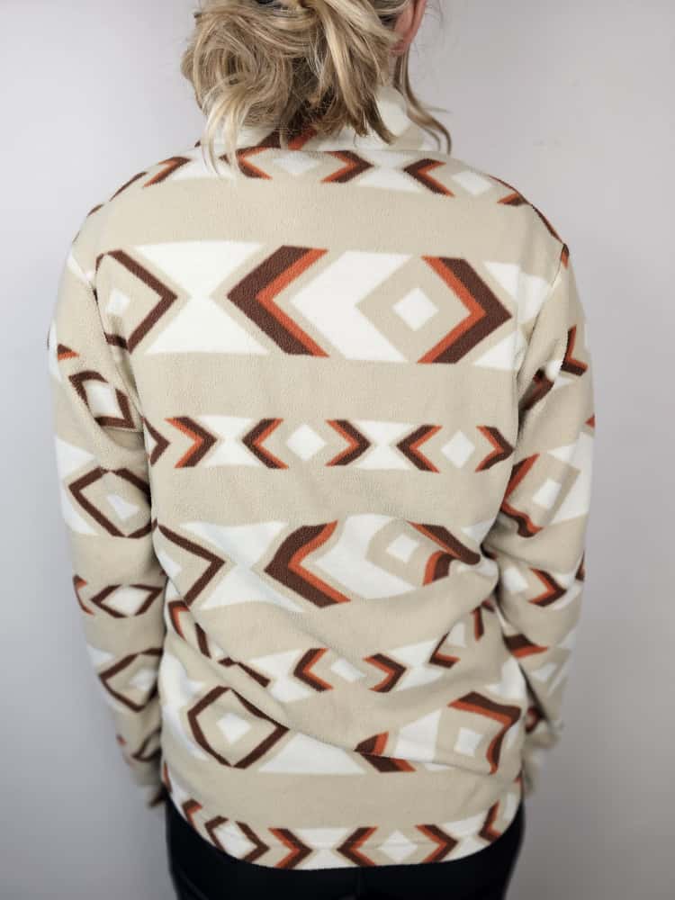 Berghaus Unisex Prism Aztec Print Trango 1/2 zip Fleece Jumper - S/Small