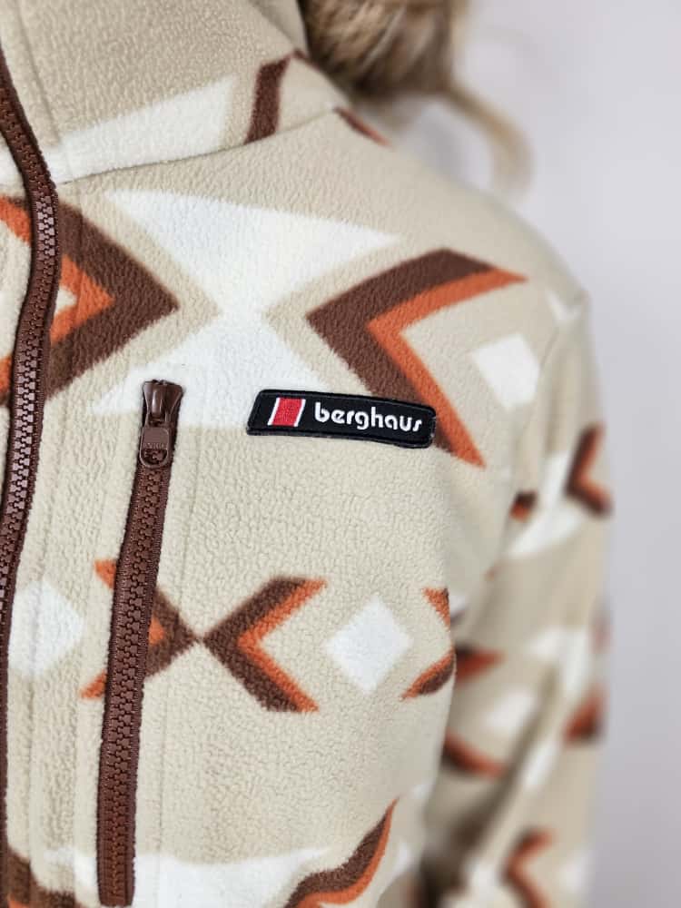 Berghaus Unisex Prism Aztec Print Trango 1/2 zip Fleece Jumper - S/Small