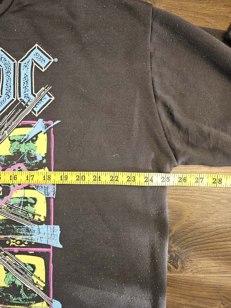 ACDC 'Blow Up Your Video' Black Printed Pullover Jumper Sweatshirt - XL/Extra Large