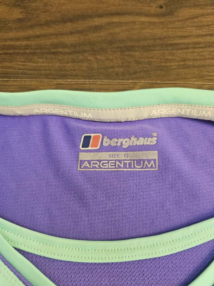 Berghaus Womens Vapor Base Argentium Activewear Short Sleeve Top/T-Shirt - UK 12