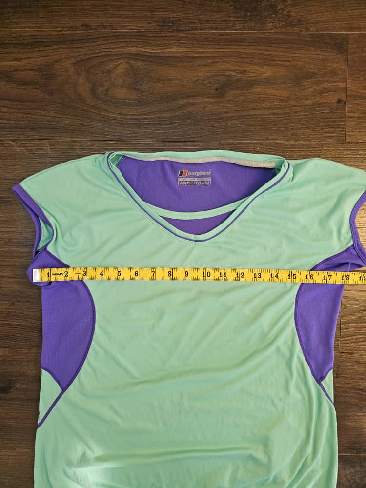 Berghaus Womens Vapor Base Argentium Activewear Short Sleeve Top/T-Shirt - UK 12