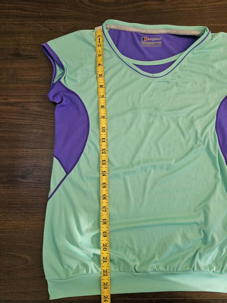 Berghaus Womens Vapor Base Argentium Activewear Short Sleeve Top/T-Shirt - UK 12