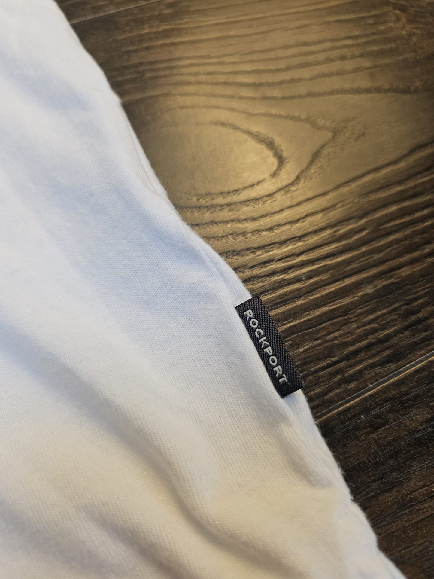 Rockport Mens White Printed Short Sleeve Top/T-Shirts - L/Large