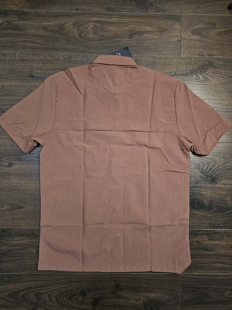 New Balance Mens Sleeve Activewear Shirt - M/Medium - Brown - BNWT