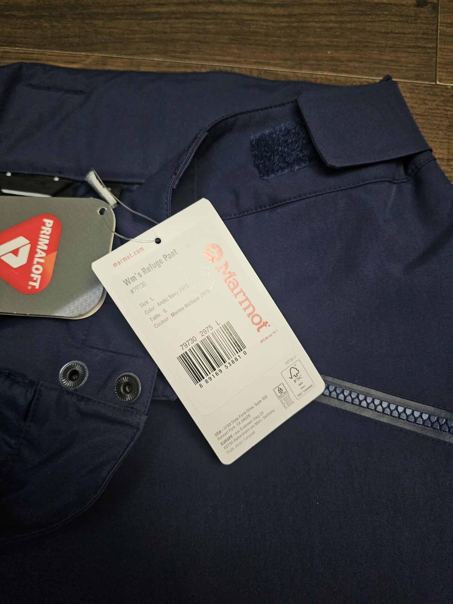 Marmot Womens Refuge Primaloft Insulated Navy Ski/Snowboarding Trousers/Pants - L/Large  - New with tags