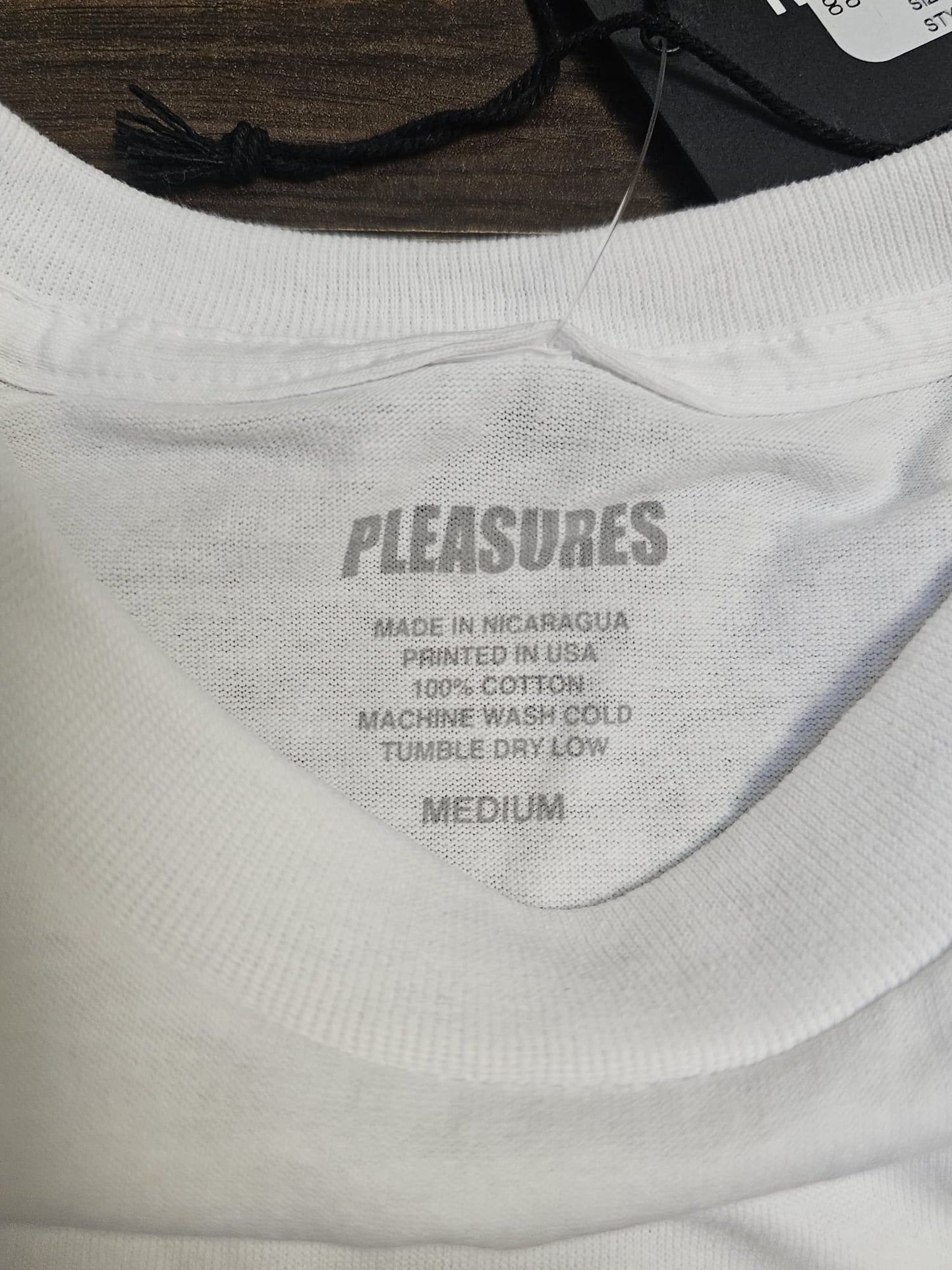 Pleasures Masks Mens White Printed Short Sleeve T-Shirt/Top - M/Medium Skateboarding/Skater