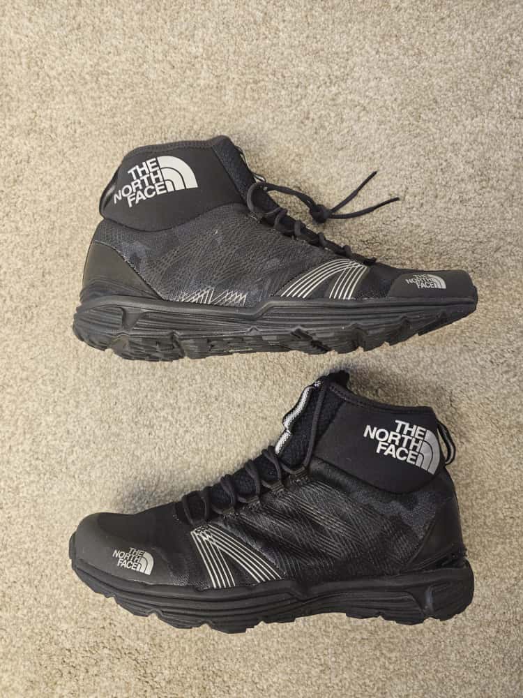 The North Face Mens Litewave Ampere II Black Trail Running Shoes - UK 7.5