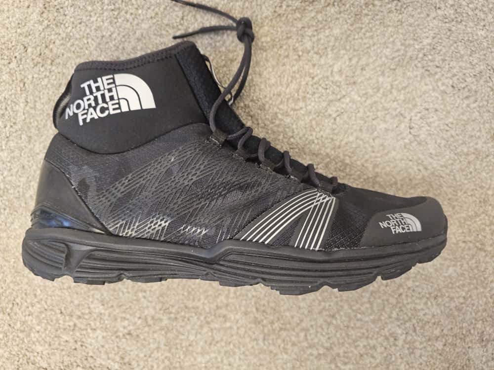The North Face Mens Litewave Ampere II Black Trail Running Shoes - UK 7.5