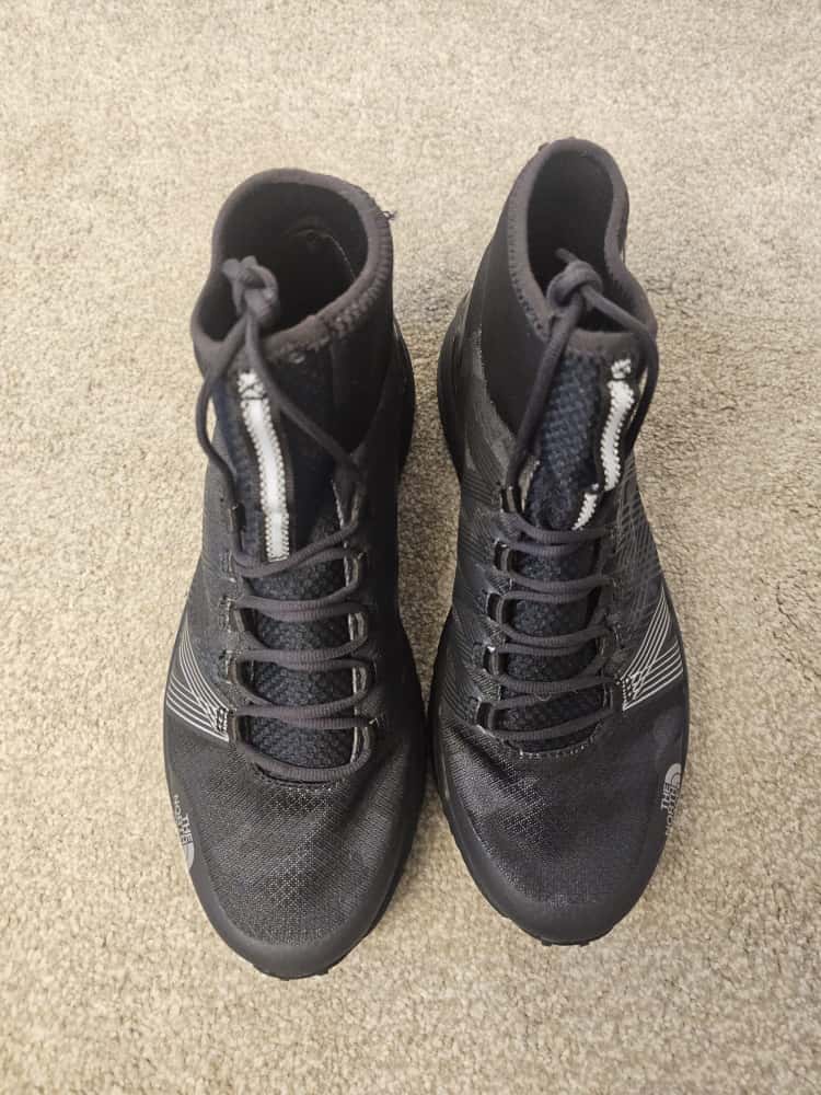 The North Face Mens Litewave Ampere II Black Trail Running Shoes - UK 7.5