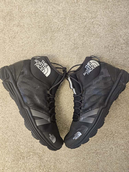 The North Face Mens Litewave Ampere II Black Trail Running Shoes - UK 7.5