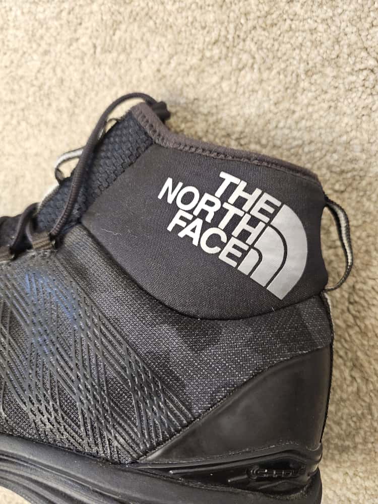 The North Face Mens Litewave Ampere II Black Trail Running Shoes - UK 7.5