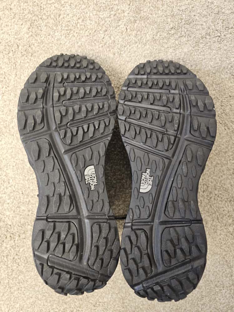 The North Face Mens Litewave Ampere II Black Trail Running Shoes - UK 7.5