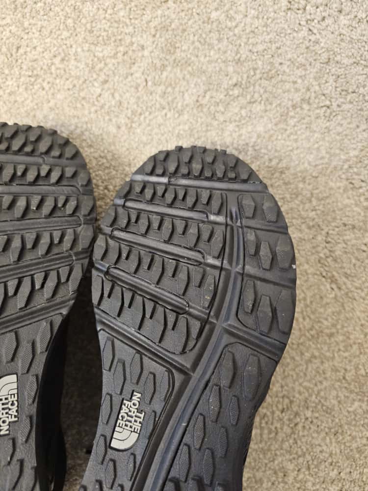 The North Face Mens Litewave Ampere II Black Trail Running Shoes - UK 7.5