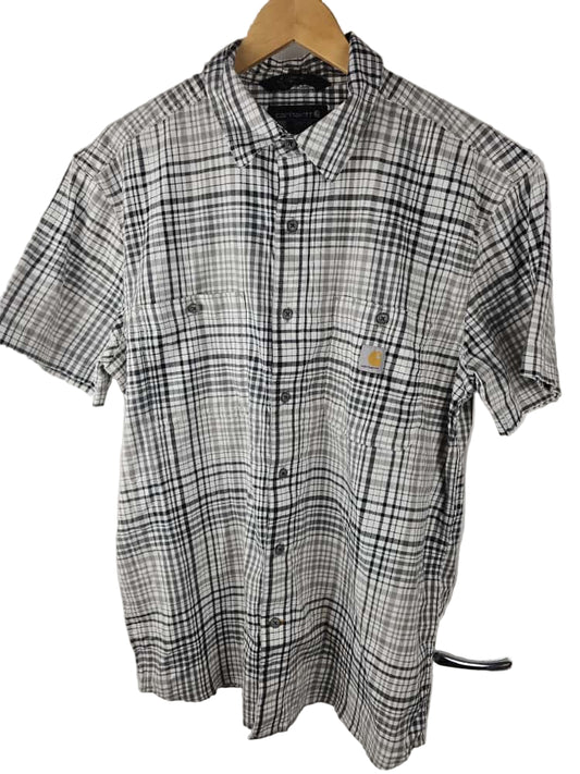 Carhartt Rugged Flex Loose Fit Short Sleeve Checked Shirt - L/Large Tall - NWOT