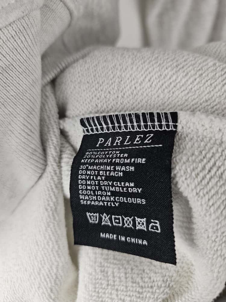 Parlez Sports Mens Grey Pullover Sweatshirt Crew Neck Jumper - M/Medium