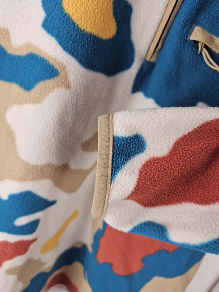 Berghaus Womens Navala Printed Lightweight 1/4 Zip Fleece Jumper - UK 10