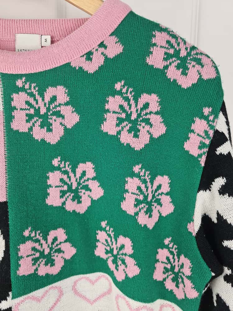 Womens SkinnyDip London Pullover Pattern Knitted Style Jumper - M/Medium