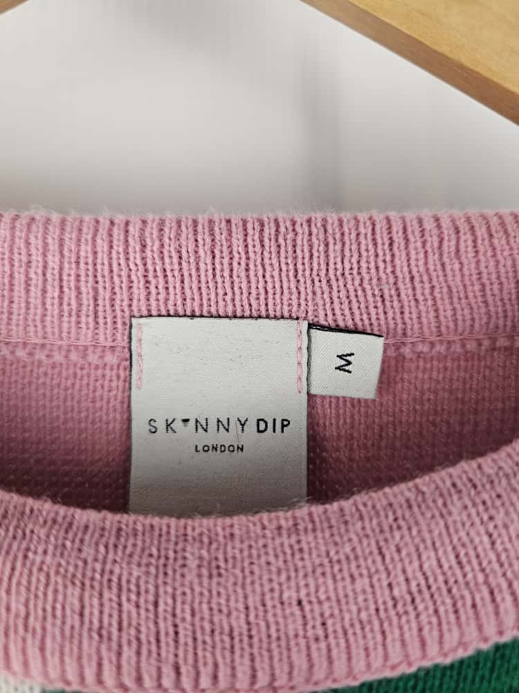 Womens SkinnyDip London Pullover Pattern Knitted Style Jumper - M/Medium