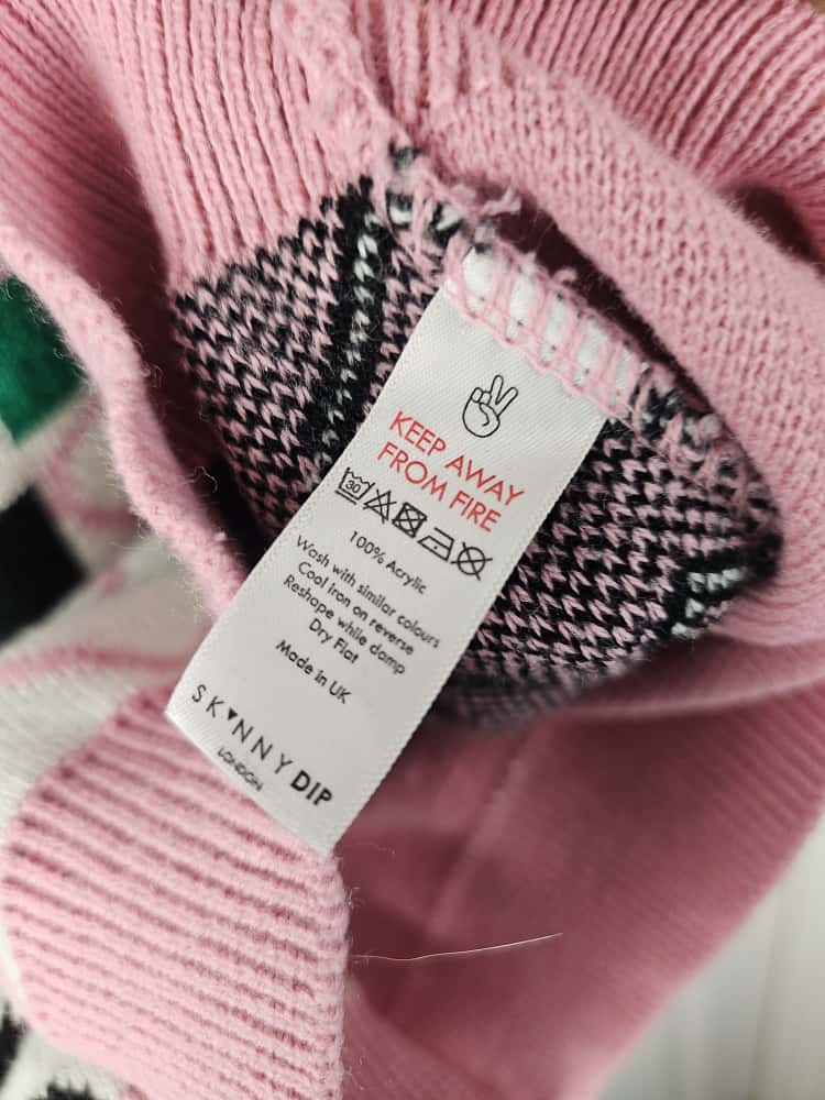 Womens SkinnyDip London Pullover Pattern Knitted Style Jumper - M/Medium